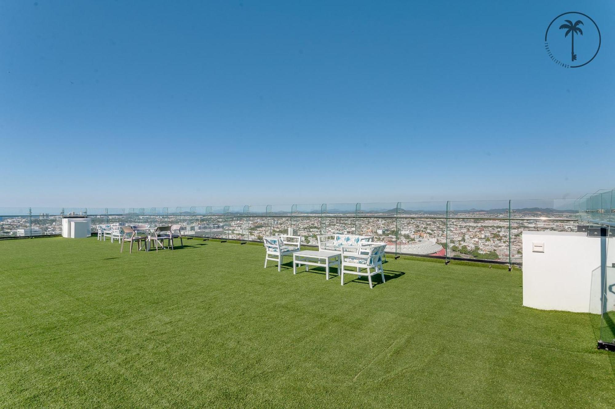 Condo Perico, Terraza con vista al mar de Mzt! Mazatlán Exterior foto